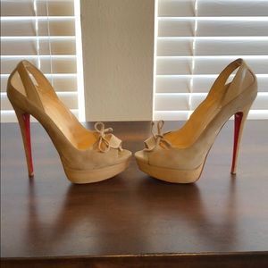 AUTHENTIC Christian Louboutin Maleva Peep Toe Pump